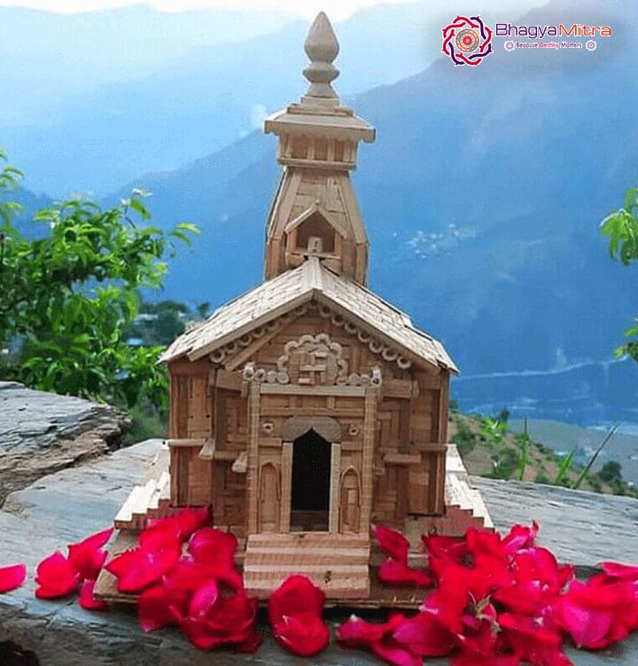 Kedarnath Temple Replica (Bamboo & Ringaal)